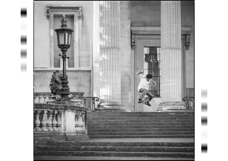 Korahn Gayle, No-Comply Frontside 180, Photo: Chris Johnson.
