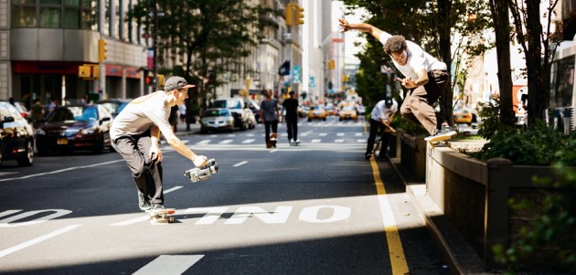 Josh Stewart filming Jahmal Williams. Photo by Pep Kim.