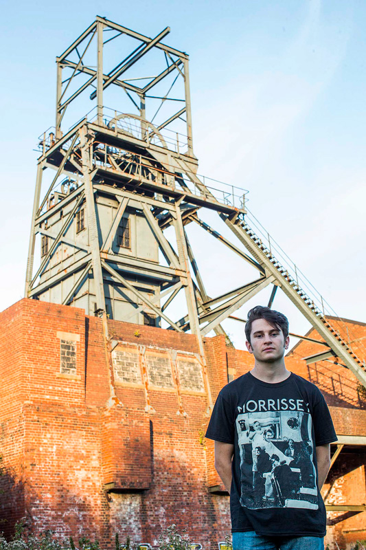 Myles Rushforth, Barnsley, Sidewalk Magazine Issue 225 'Hometown' Interview, Photo: Reece Leung.