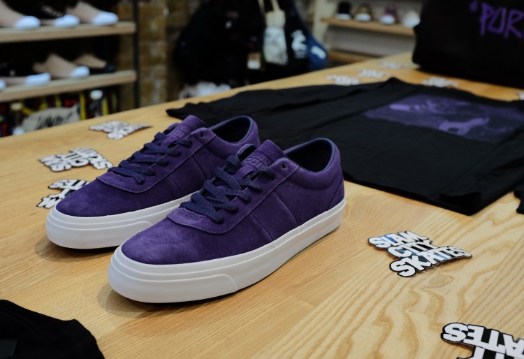 Converse Cons Purple One Star Slam City Skates Sidewalk Magazine Converse Cons Purple Premiere Recap photo Farran Golding